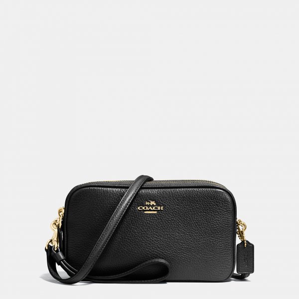 Fashion Classic Coach Crossbody Clutch In Pebble Leather | Coach Outlet Canada - Click Image to Close